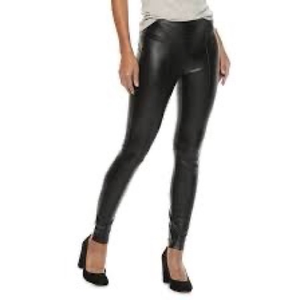 Rock & Republic Faux Leather Leggings XS‎ EUC